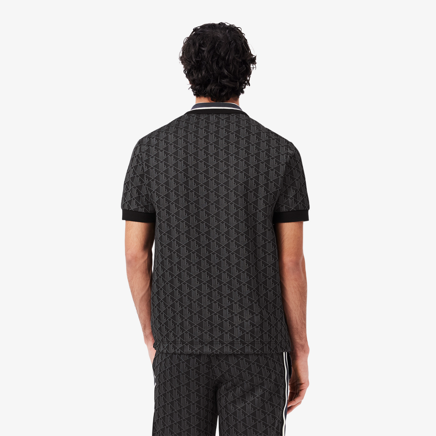 Polo classic fit jacquard monogramme