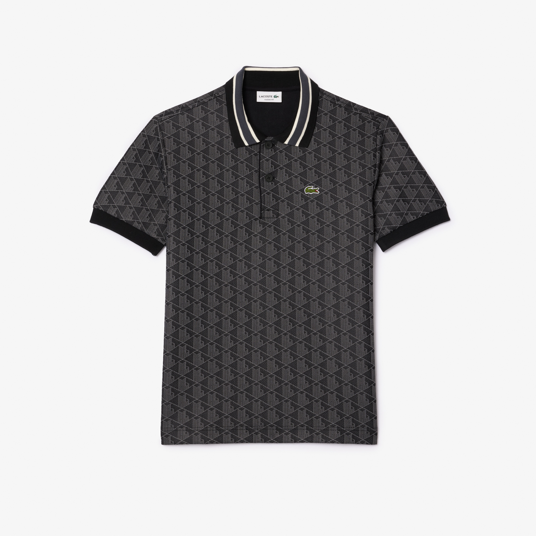 Polo classic fit jacquard monogramme