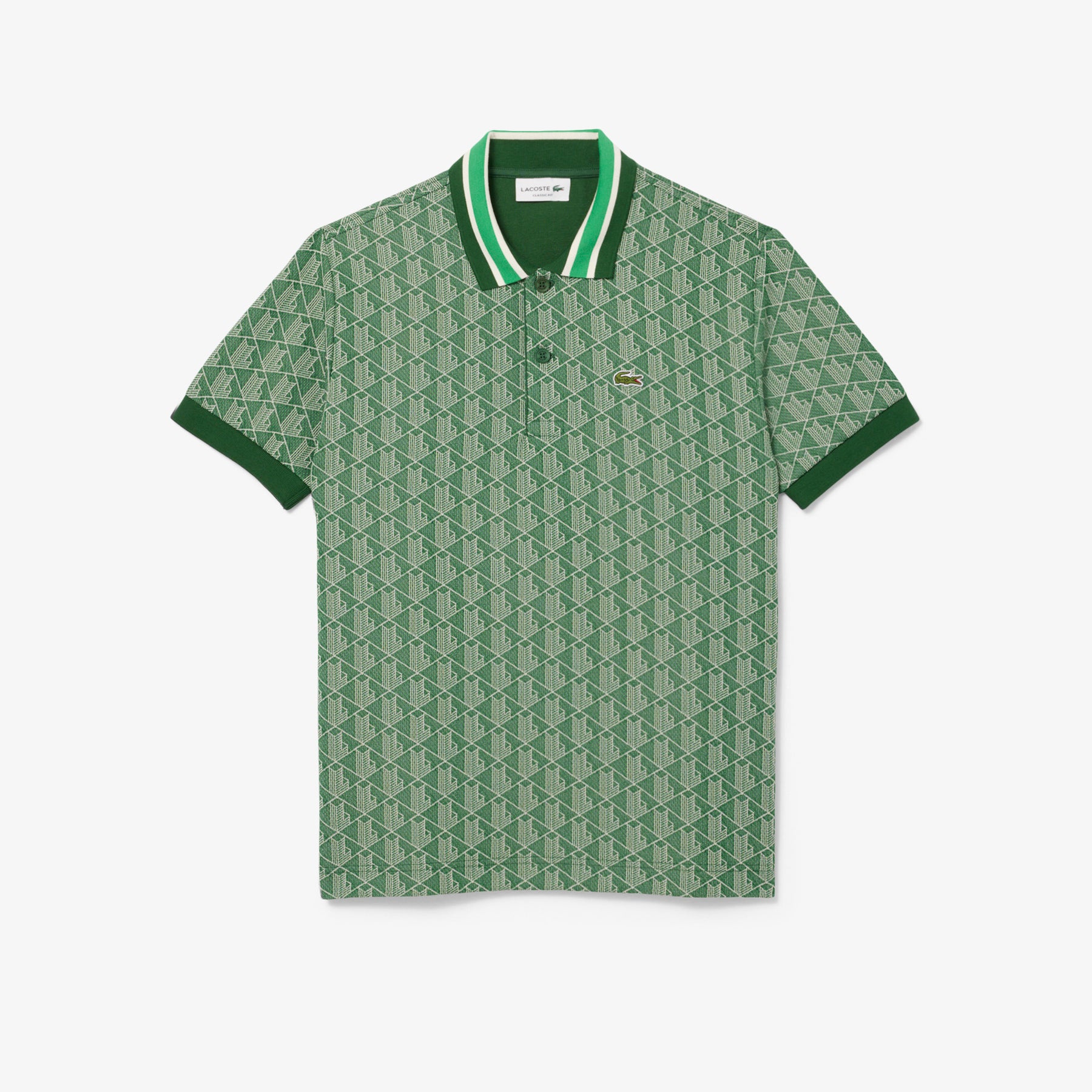 Polo classic fit jacquard monogramme