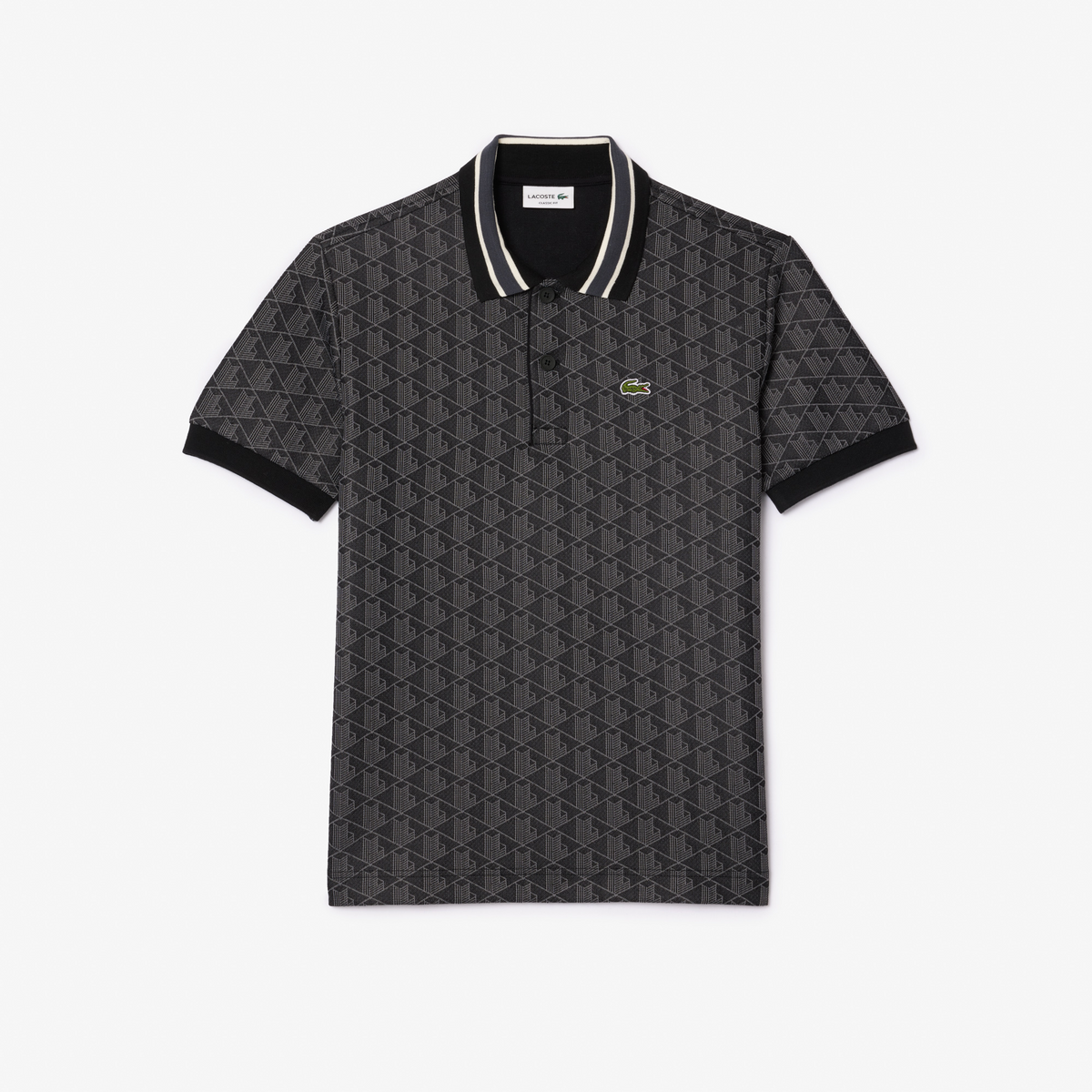 Polo classic fit jacquard monogramme