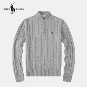 Pull Torsadé Cachemire RL (DÉSTOCKAGE)
